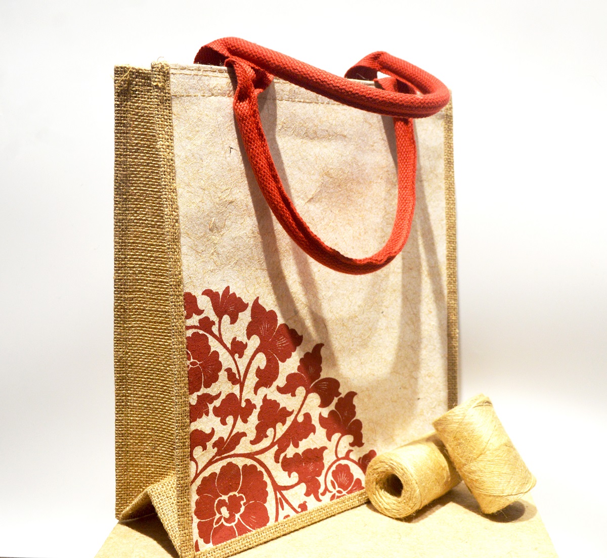 Printed handbag